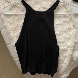 Black crop top from hollister